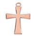 Rose Gold Cross on 18" Chain