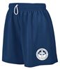 SCL Athletic Navy Gym Short, Moisture Wicking Mesh