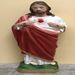 Sacred Heart Of Jesus 16" Colored Plaster Statue, Made In Italy - 17717