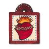 Sacred Heart Protection and Forgiveness Handmade Pocket Token 1.5 in x 1.75 in