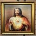 Sacred Heart of Jesus 12" x 16" Walnut Finish Framed Print