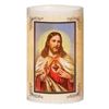 Sacred Heart of Jesus 6" Battery Operated LED Wax Pillar Candle