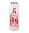 Sacred Heart of Jesus 6 Day Bottlelight Glass Candle