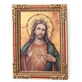 Sacred Heart of Jesus 7.25" Framed Plaque