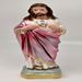 Sacred Heart of Jesus 9.5" Pearlized Statue from Italy with Rhinestone Halo - 125373