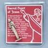 Sacred Heart of Jesus Pocket Token in Prayer Folder