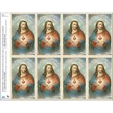 Sacred Heart of Jesus Print Your Own Prayer Cards - 12 Sheet Pack