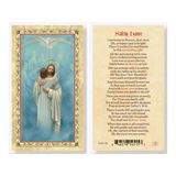 Safely Home Laminated Prayer Card, Gold Stamped