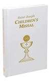 Saint Joseph Children's Missal, White Imititation Leather