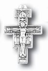 San Damiano 1.25" Oxidized Cross from Italy