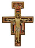 San Damiano 16" Full Color Crucifix