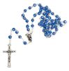 Sapphire Crystal Rosary Made in Italy