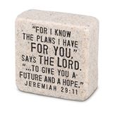 Scripture Stone His Plans