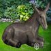 Seated Donkey, Full Color for 36" Scale Nativity Sets