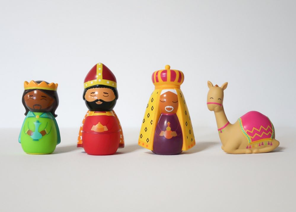 Shining Light Three Kings Nativity Playset Figures