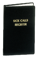 Sick Calls Register, Small Edition