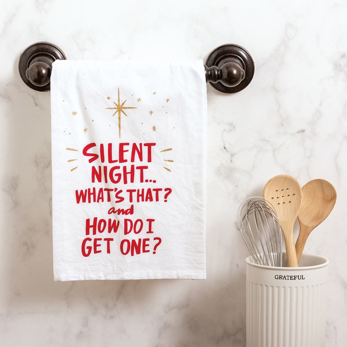 Silent Night What's That Kitchen Towel