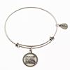 Silver Bangle with Stay Strong Charm