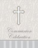 Silver Cross Communion Invitation 8/pkg
