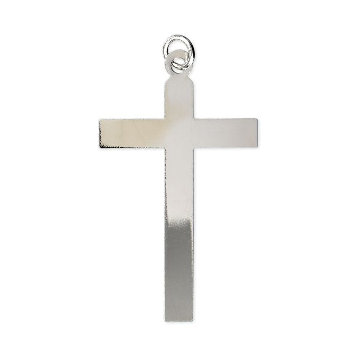 Nickel Plated Cross