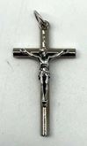 Silver Oxidized 1.5" Rosary Crucifix