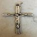 Silver Oxidized 1.75" Rosary Crucifix