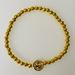 Simple Gold Bead St. Benedict Bead Bracelet with 1 Medal - 124198