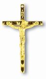 Slim Line 2" Gold Rosary Crucifix, Pkg of 25