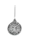Small Pewter St. Francis Pet Medal "Protect My Pet"