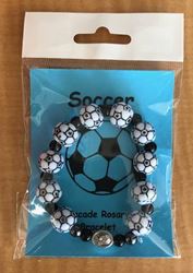 Soccer Rosary Bracelet
