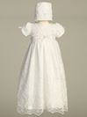 Sofia Embroidered Tulle Christening Gown