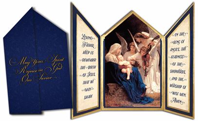 Song of the Angels Tri-fold Triptych Christmas Cards