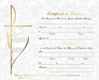 Spanish Baptismal Certificate with Envelope, Box of 50