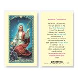 Spiritual Communion Holy Card