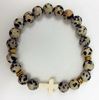 Spotted Bracelet with Cross Charm
