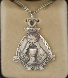 Sterling Silver Mother Of A Priest Medal
