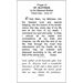 St. Aloysius Gonzaga Paper Prayer Card, Pack of 100 - 123327
