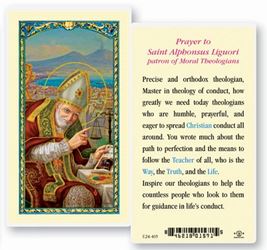 St. Alphonsus Ligouri Holy Card