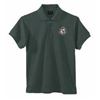 St. Ambrose Hunter Green Pique Polo Shirt, Short Sleeve *LOGO ITEM-FINAL SALE*