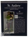 St. Andrew 4" Statue with Prayer Card Set