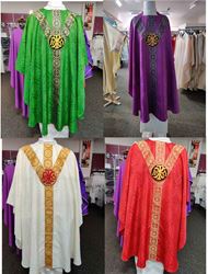 St. Andrew Cross Chasuble with Medallion
