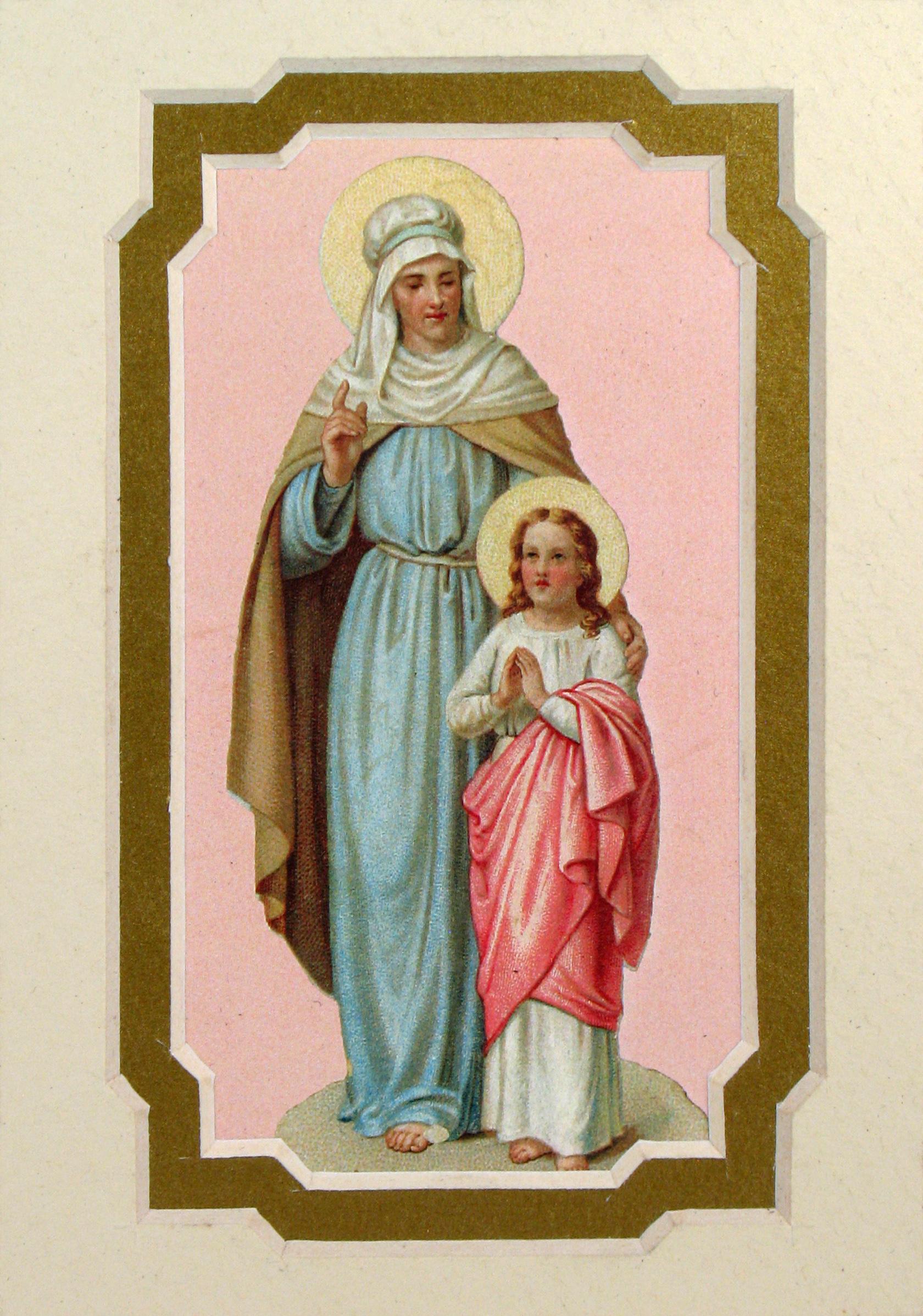 St. Anne 3.5" x 5" Matted Print