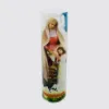 St. Anne & Child Mary 8" Flickering LED Flameless Prayer Candle with Timer