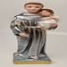 St. Anthony 9.5" Pearlized Statue from Italy with Rhinestone Halo - 125367