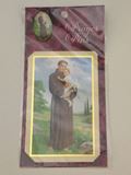 St. Anthony Prayer Card and Lapel Pin