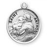 St. Anthony Sterling Silver Pendant on 20" Chain