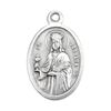 St. Barbara 1" Oxidized Medal - 25/Pack *SPECIAL ORDER - NO RETURN*