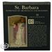 St. Barbara 3.75" Statue with Prayer Card Set