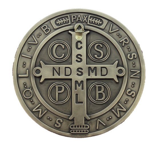 St. Benedict's Exorcism Medal Christian Exorcism Plaque - Wall