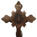 St. Benedict Painted Bronze Crucifix, Can Stand or Hang - 119615